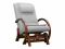 Massage rocking chair with pouffe EGO TWIST Plus EG2004 TCFP Gray (TONY13)