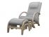 Massage rocking chair EGO TWIST EG2004 SHIMO Gray (TONY13) with pouffe