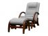Massage rocking chair with pouffe EGO TWIST Plus EG2004 TCFP Gray (TONY13)